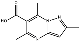 2,5,7-TRIMETHYLPYRAZOLO[1,5-A]PYRIMIDINE-6-CARBOXYLIC ACID Structure