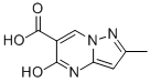 5-하이드록시-2-메틸피라졸로[1,5-A]피리미딘-6-카르복실산 구조식 이미지