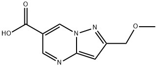 2-(METHOXYMETHYL)PYRAZOLO[1,5-A]PYRIMIDINE-6-CARBOXYLIC ACID Structure