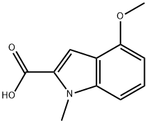 4-METHOXY-1-METHYL-1H-INDOLE-2-CARBOXYLIC ACID Structure