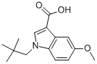 5-METHOXY-1-NEOPENTYL-1H-INDOLE-3-CARBOXYLIC ACID Structure