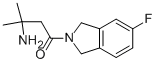 3-AMINO-1-(5-FLUOROISOINDOLIN-2-YL)-3-METHYLBUTAN-1-ONE Structure