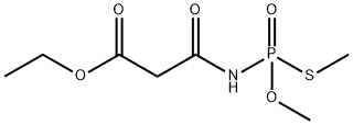 Propanoic acid, 3-((methoxy(methylthio)phosphinyl)amino)-3-oxo-, ethyl  ester Structure