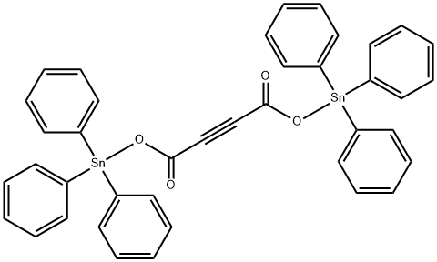 2-Butynedioic acid bis(triphenylstannyl) ester Structure