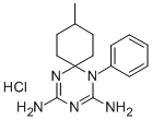 2,4-Diamino-9-methyl-1-phenyl-1,3,5-triazaspiro(5.5)undeca-2,4-diene h ydrochloride Structure