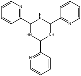 1,3,5-Triazine, hexahydro-2,4,6-tri-2-pyridinyl- Structure