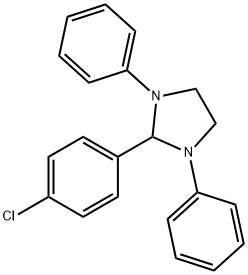 2-(p-클로로페닐)-1,3-디페닐이미다졸리딘 구조식 이미지