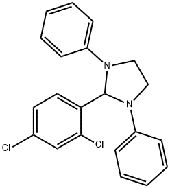 2-(2,4-디클로로페닐)-1,3-디페닐이미다졸리딘 구조식 이미지