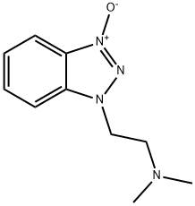 1H-Benzotriazole-1-ethanamine, N,N-dimethyl-, 3-oxide Structure