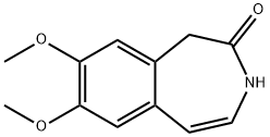 7,8-Dimethoxy-1,3-dihydro-2H-3-benzazepin-2-one 구조식 이미지