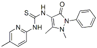 1-Antipyrinyl-3-(5-methyl-2-pyridyl)thiourea Structure