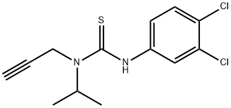 1-(3,4-Dichlorophenyl)-3-isopropyl-3-(2-propynyl)thiourea Structure