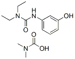 1,1-Diethyl-3-(m-hydroxyphenyl)urea dimethylcarbamate Structure