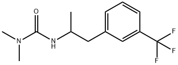 1,1-dimethyl-3-[1-[3-(trifluoromethyl)phenyl]propan-2-yl]urea Structure