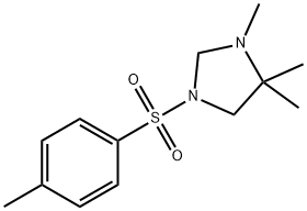 1-(P-토실)-3,4,4-트리메틸이미다졸리딘 구조식 이미지