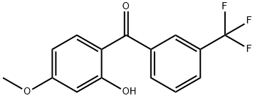 (2-hydroxy-4-methoxy-phenyl)-[3-(trifluoromethyl)phenyl]methanone Structure