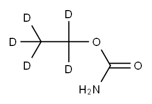 ETHYL-D5 CARBAMATE Structure