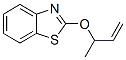 Benzothiazole, 2-[(1-methyl-2-propenyl)oxy]- (9CI) Structure