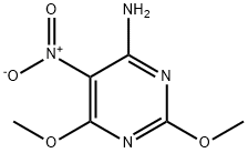 6-amino-2,4-dimethoxy-5-nitropyrimidine 구조식 이미지
