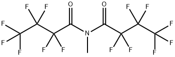 N-METHYLBIS(HEPTAFLUOROBUTYRAMIDE) 구조식 이미지