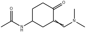 N-{3-[(dimethylamino)methylene]-4-oxocyclohexyl}acetamide 구조식 이미지