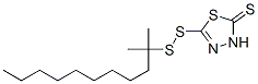 1,3,4-티아디아졸-2(3H)-티온,5-(tert-도데실디티오)- 구조식 이미지