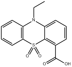 10-Ethylphenothiazine-4-carboxylic acid-5-dioxide Structure