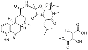 Ergosine, dihydro-, tartrate Structure