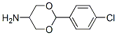 2-(4-Chlorophenyl)-1,3-dioxan-5-amine Structure