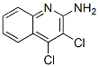 3,4-Dichloro-2-quinolinamine Structure