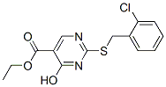 Ethyl 2-[(2-chlorobenzyl)sulfanyl]-4-hydroxy-5-pyrimidinecarboxylate Structure