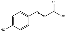 4-Hydroxycinnamic acid 구조식 이미지