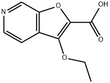 Furo[2,3-c]pyridine-2-carboxylic acid, 3-ethoxy- (9CI) Structure