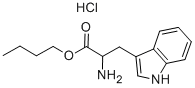 DL-2-AMINO-3-INDOLYLPROPANOIC ACID BUTYL ESTER HYDROCHLORIDE Structure