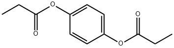 1,4-Dipropionyloxybenzene 구조식 이미지