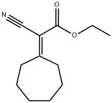 에틸2-시아노-2-사이클로헵틸리덴아세테이트 구조식 이미지