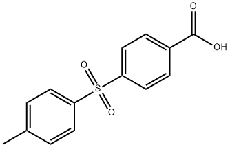 Benzoicacid, 4-[(4-methylphenyl)sulfonyl]- 구조식 이미지
