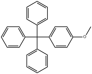 (p-Methoxyphenyl)triphenylmethane Structure