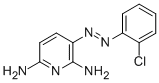 3-(o-Chlorophenylazo)-2,6-pyridinediamine Structure