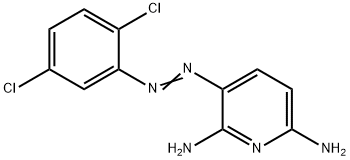3-[(2,5-디클로로페닐)아조]-2,6-피리딘디아민 구조식 이미지