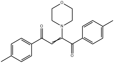 4-[1,2-Di(p-toluoyl)ethenyl]morpholine Structure