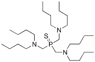 Tris(dibutylaminomethyl)phosphine sulfide Structure