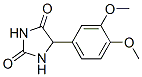 5-(3,4-Dimethoxyphenyl)hydantoin Structure