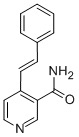 4-스티릴니코틴아미드 구조식 이미지