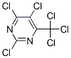 2,4,5-트리클로로-6-(트리클로로메틸)피리미딘 구조식 이미지