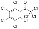 Sulfoxide, pentachlorophenyl trichloromethyl 구조식 이미지