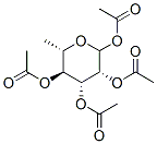 Tetra-O-acetyl-L-rhamnopyranose Structure