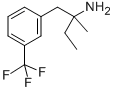 Phenethylamine, alpha-ethyl-alpha-methyl-m-trifluoromethyl- Structure