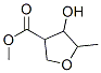 3-Furancarboxylicacid,tetrahydro-4-hydroxy-5-methyl-,methylester, Structure