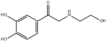 Ethanone, 1-(3,4-dihydroxyphenyl)-2-[(2-hydroxyethyl)amino]- (9CI) 구조식 이미지